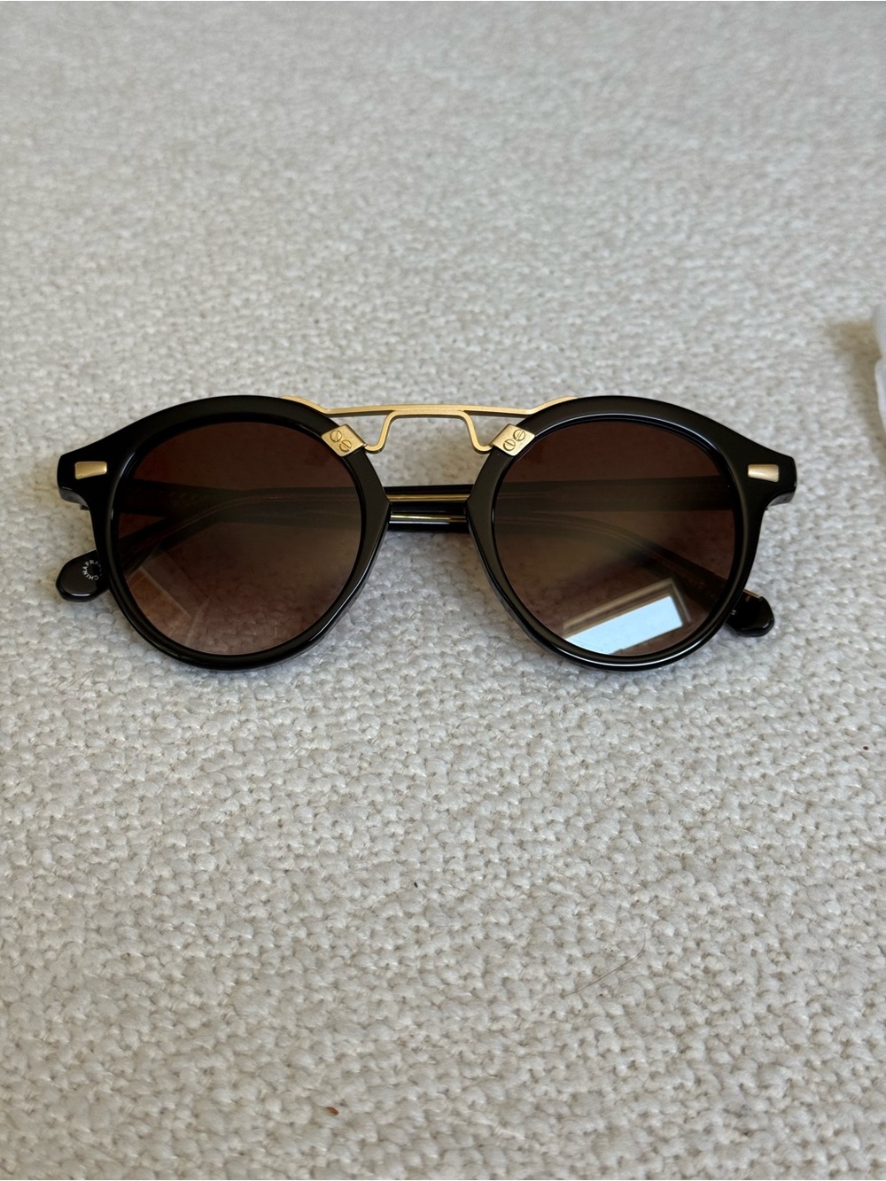 Krewe STL II Black Sunglasses